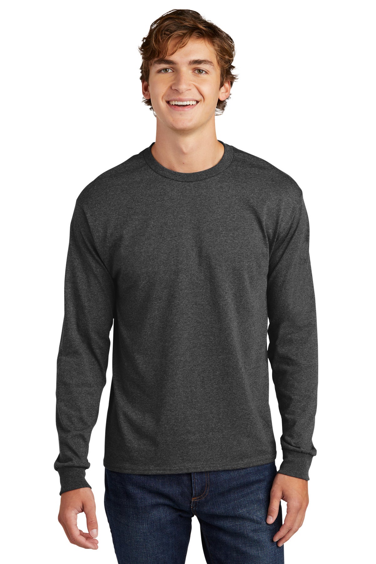 Hanes® Essential-T 100% Cotton Long Sleeve T-Shirt