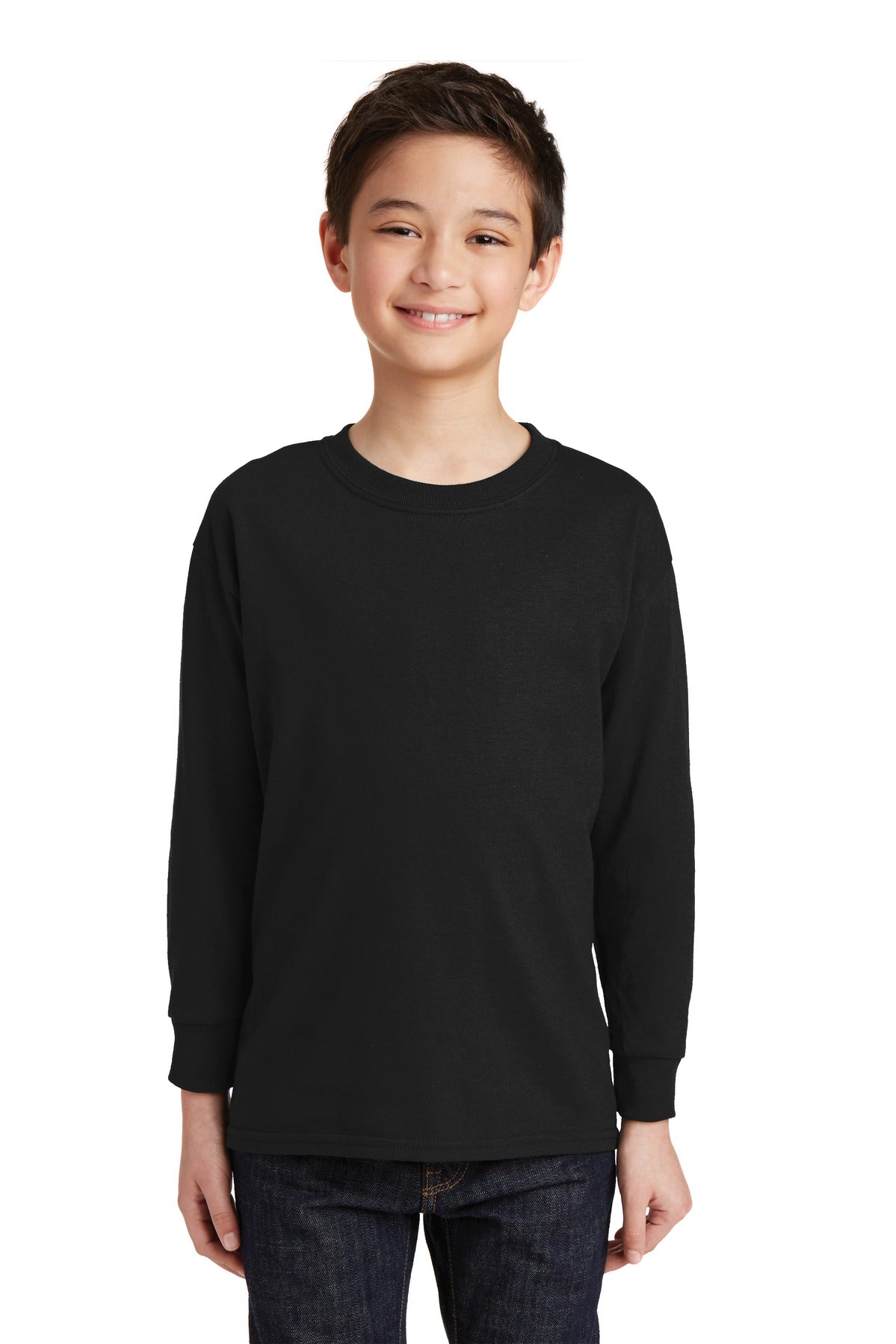 Gildan® Youth Heavy Cotton 100% Cotton Long Sleeve T-Shirt