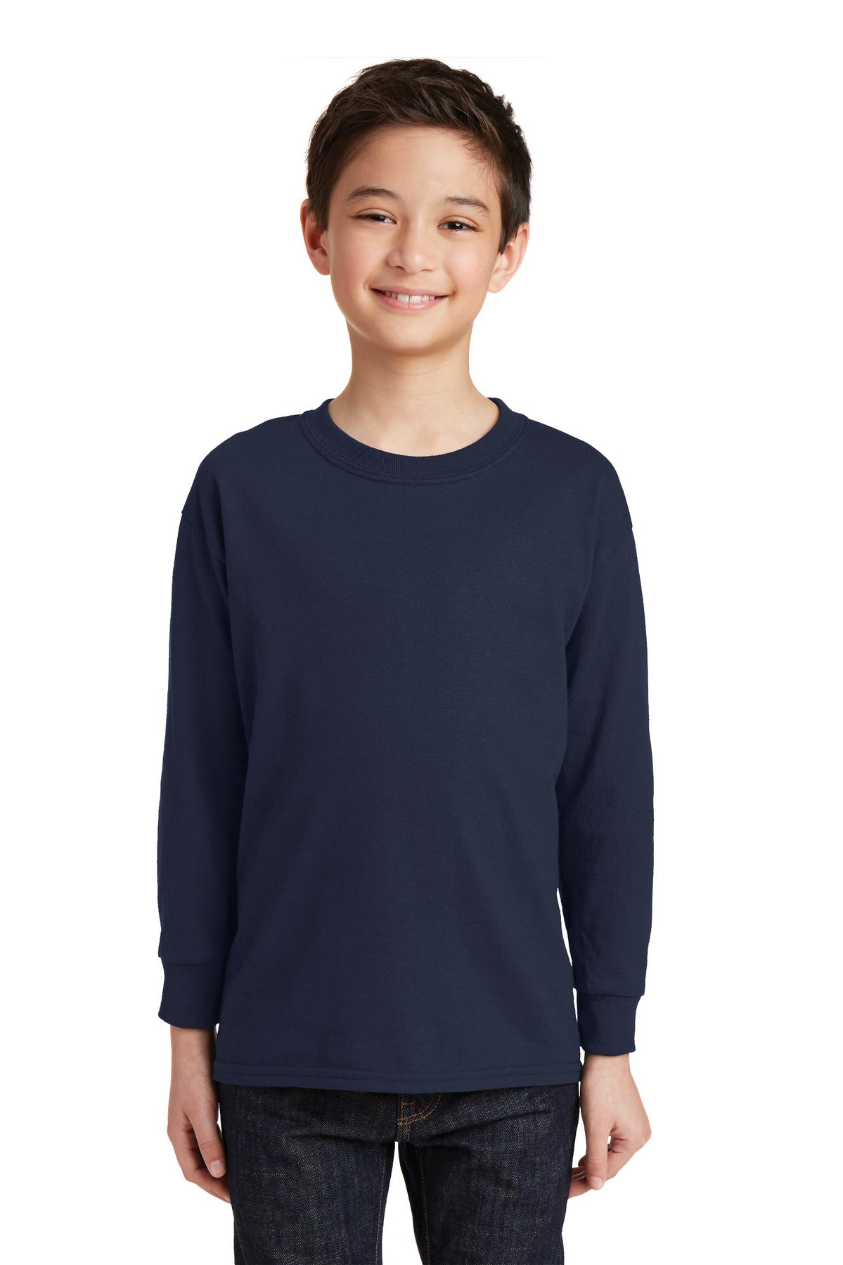 Gildan® Youth Heavy Cotton 100% Cotton Long Sleeve T-Shirt