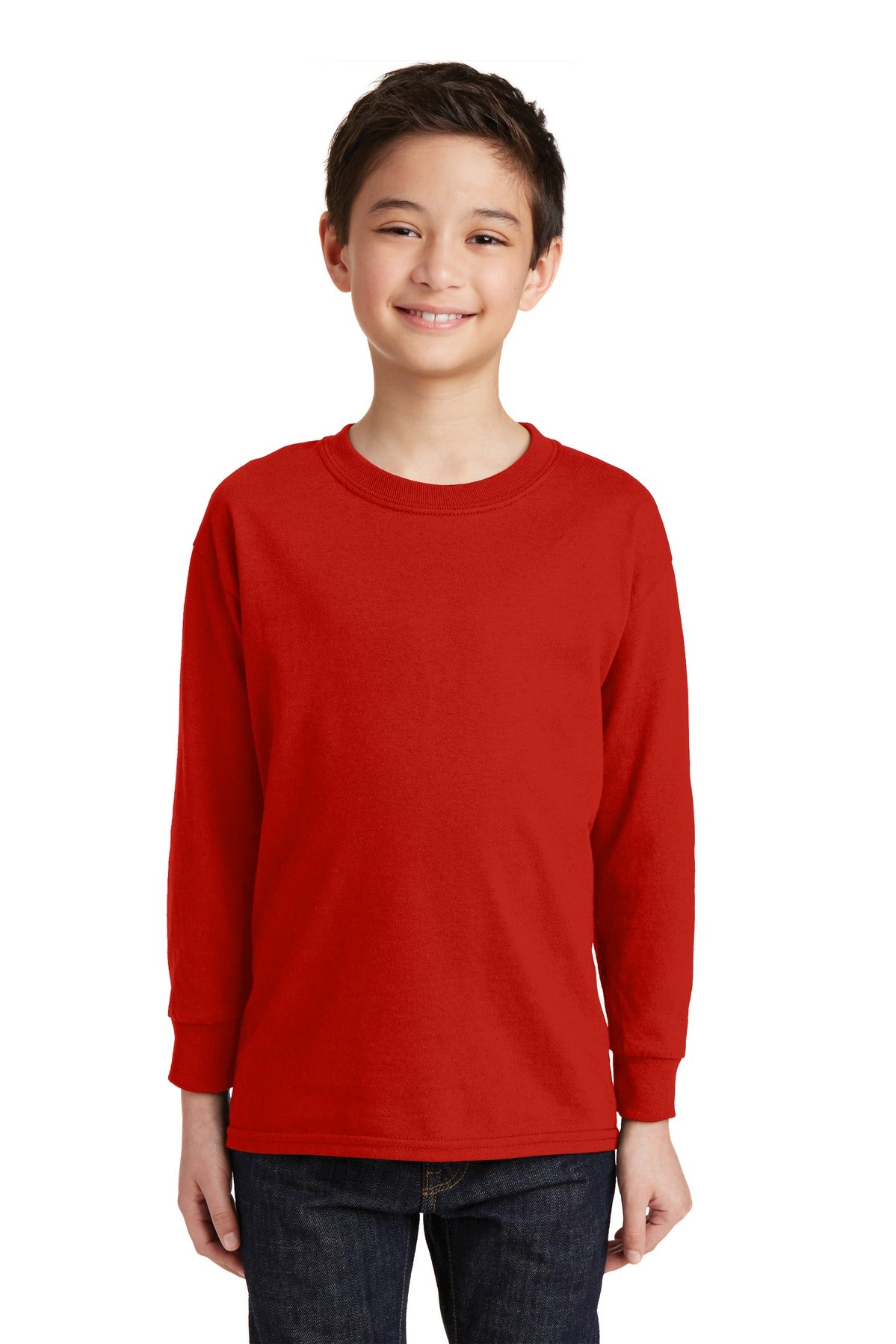 Gildan® Youth Heavy Cotton 100% Cotton Long Sleeve T-Shirt