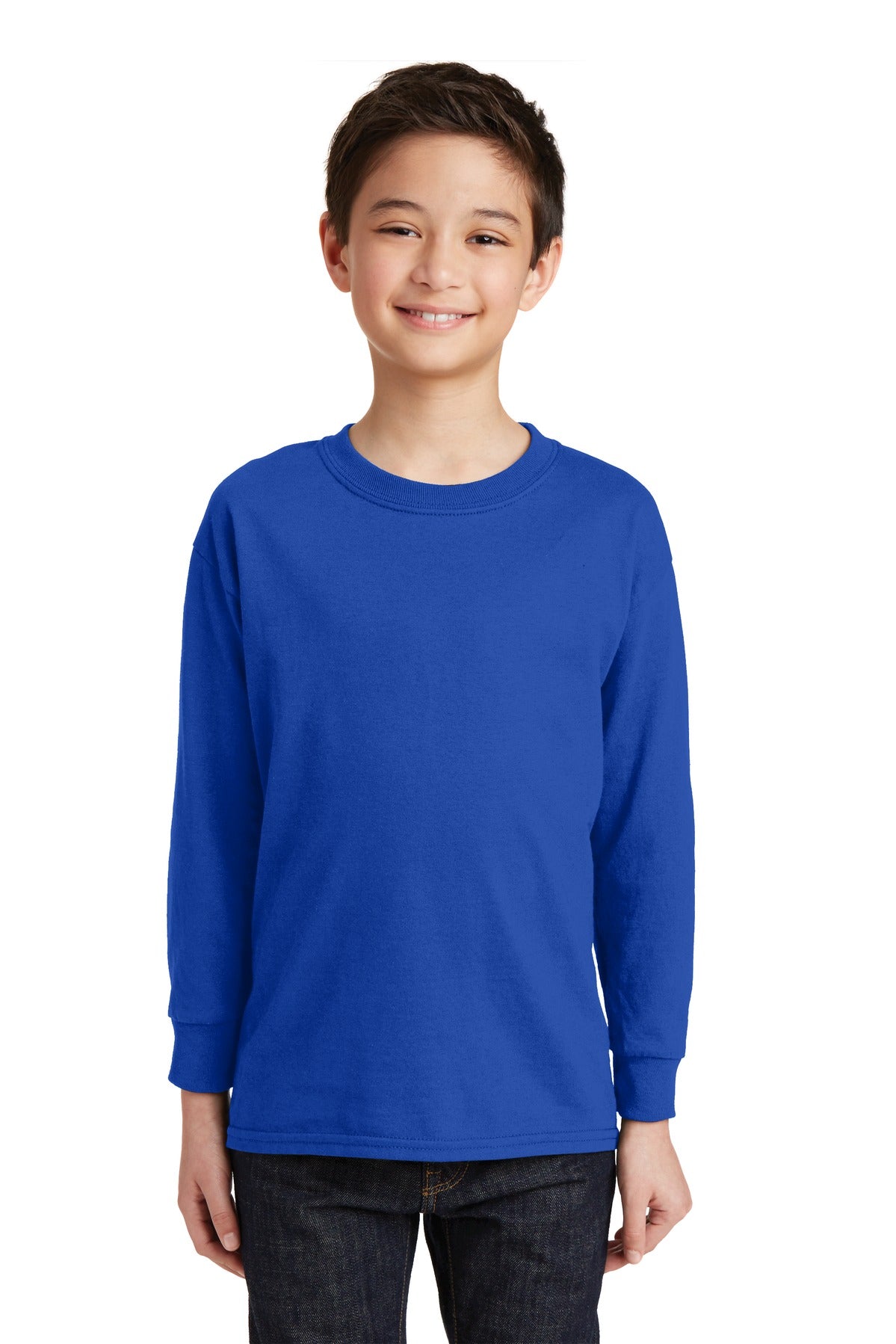 Gildan® Youth Heavy Cotton 100% Cotton Long Sleeve T-Shirt