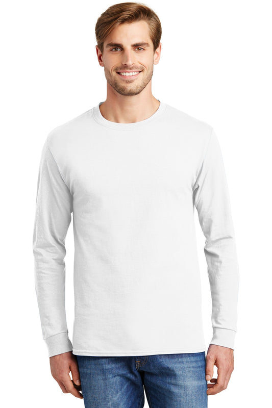 Hanes® - Authentic 100% Cotton Long Sleeve T-Shirt