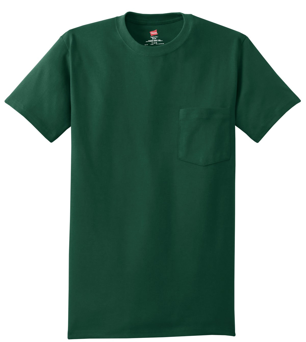 Hanes® - Authentic 100% Cotton T-Shirt with Pocket