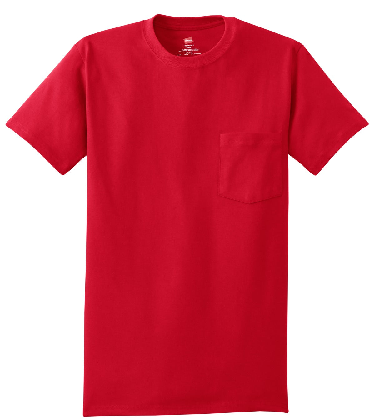 Hanes® - Authentic 100% Cotton T-Shirt with Pocket