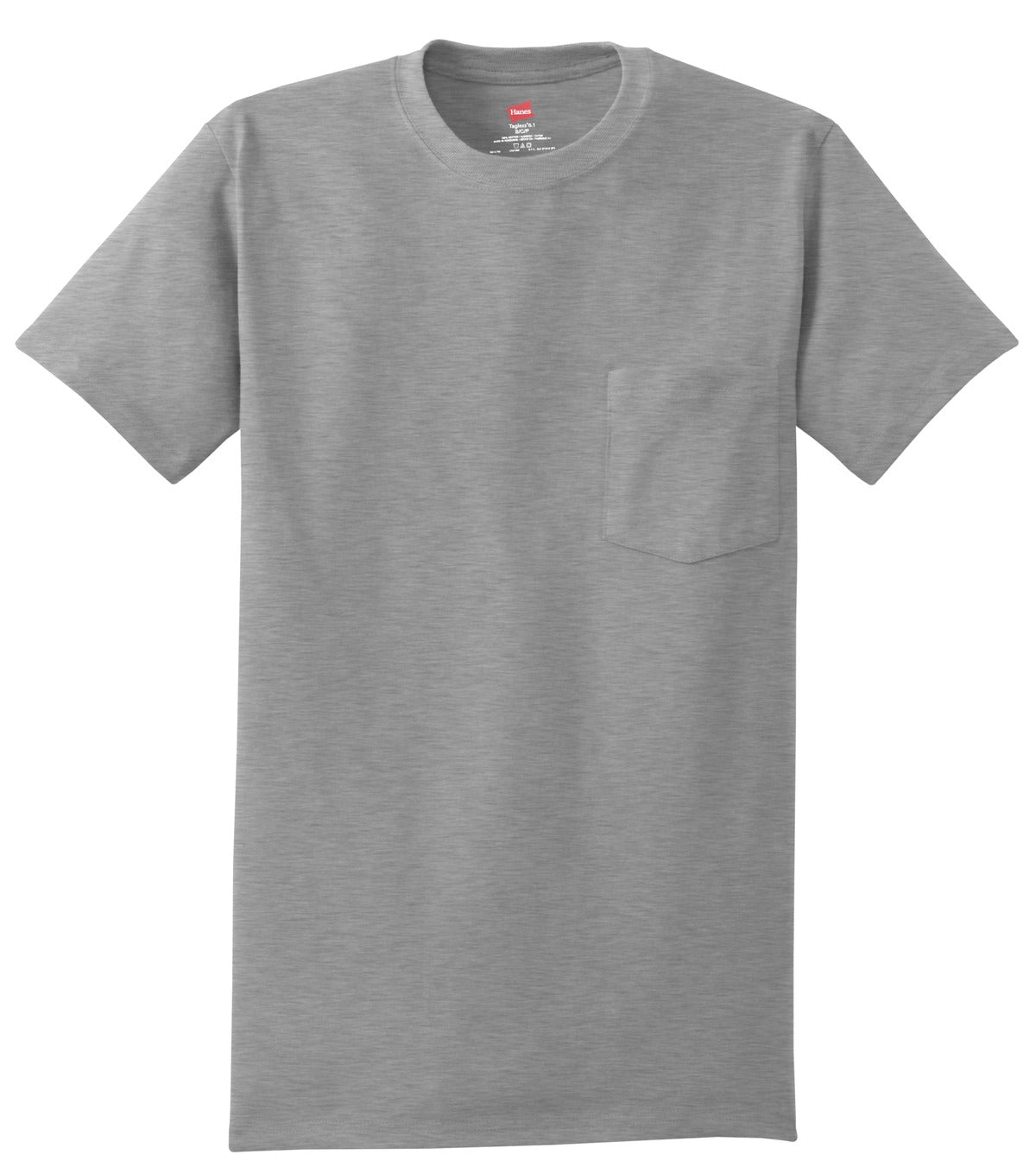 Hanes® - Authentic 100% Cotton T-Shirt with Pocket