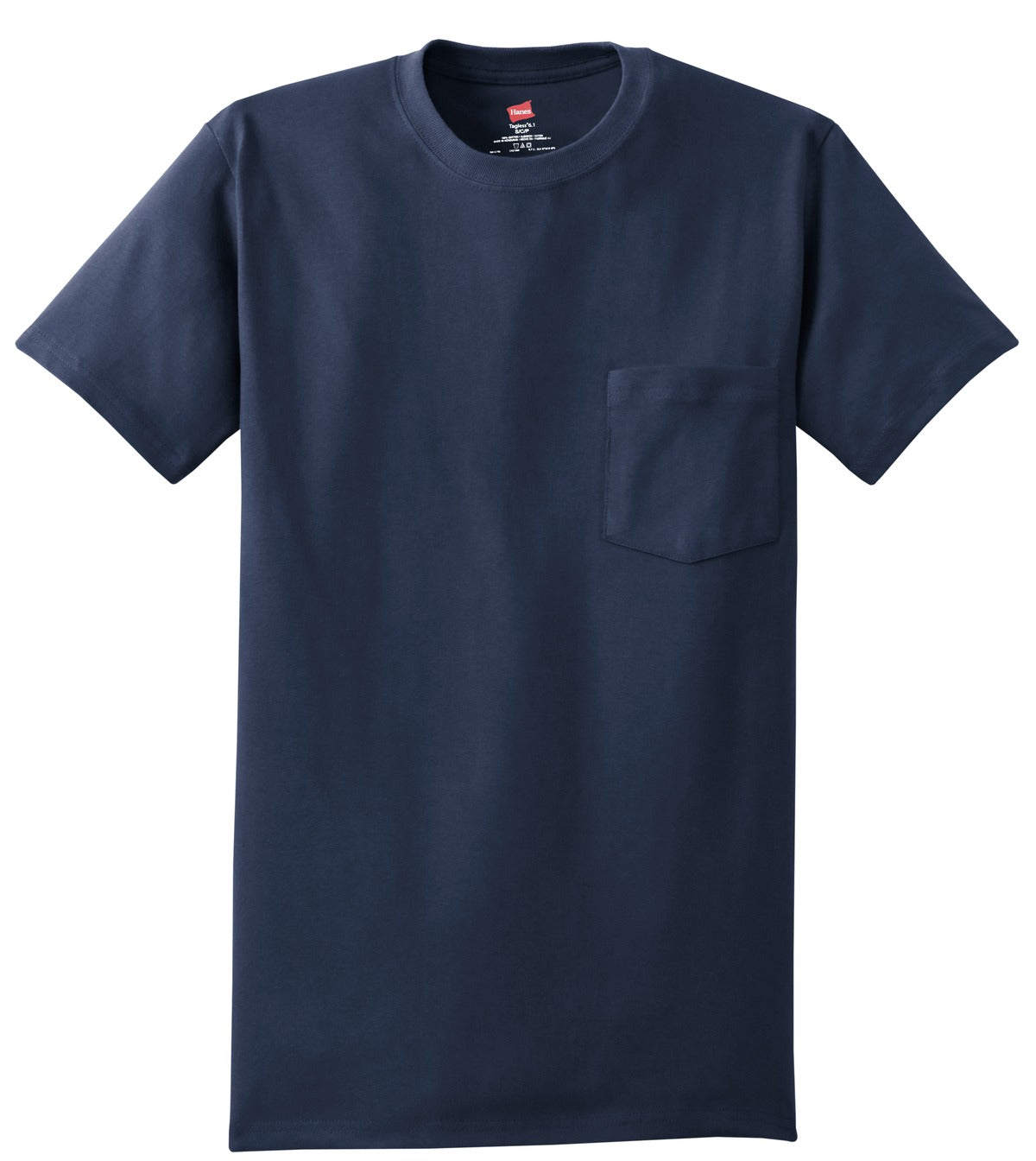 Hanes® - Authentic 100% Cotton T-Shirt with Pocket