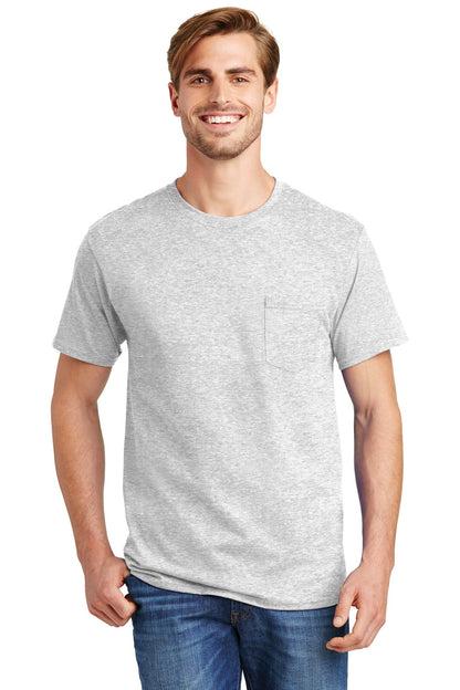 DISCONTINUED - Hanes® - Authentic 100% Cotton T-Shirt with Pocket