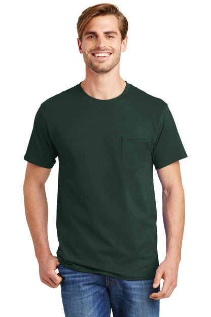 DISCONTINUED - Hanes® - Authentic 100% Cotton T-Shirt with Pocket