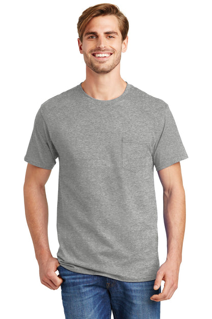 DISCONTINUED - Hanes® - Authentic 100% Cotton T-Shirt with Pocket