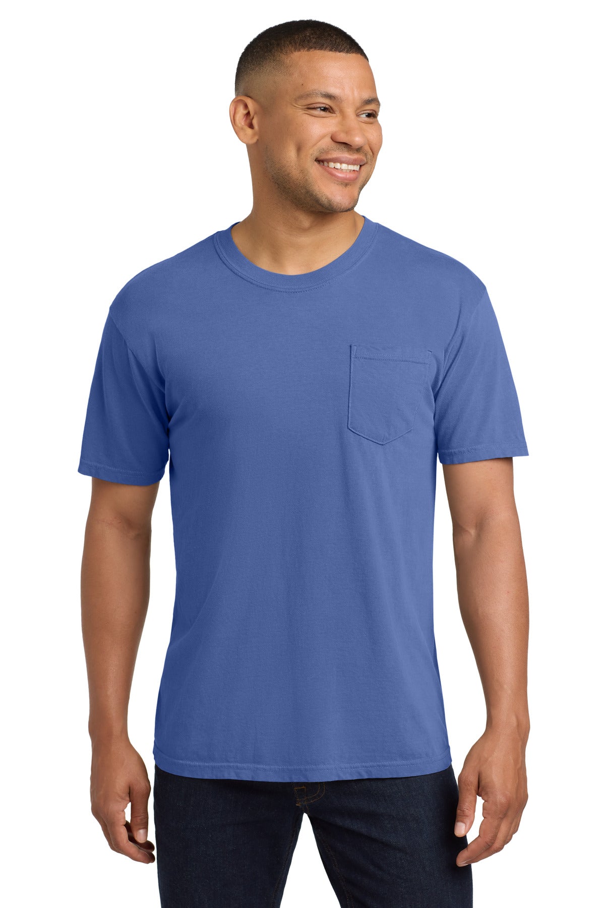 COMFORT COLORS® Heavyweight Ring Spun Pocket Tee (CORE COLORS)