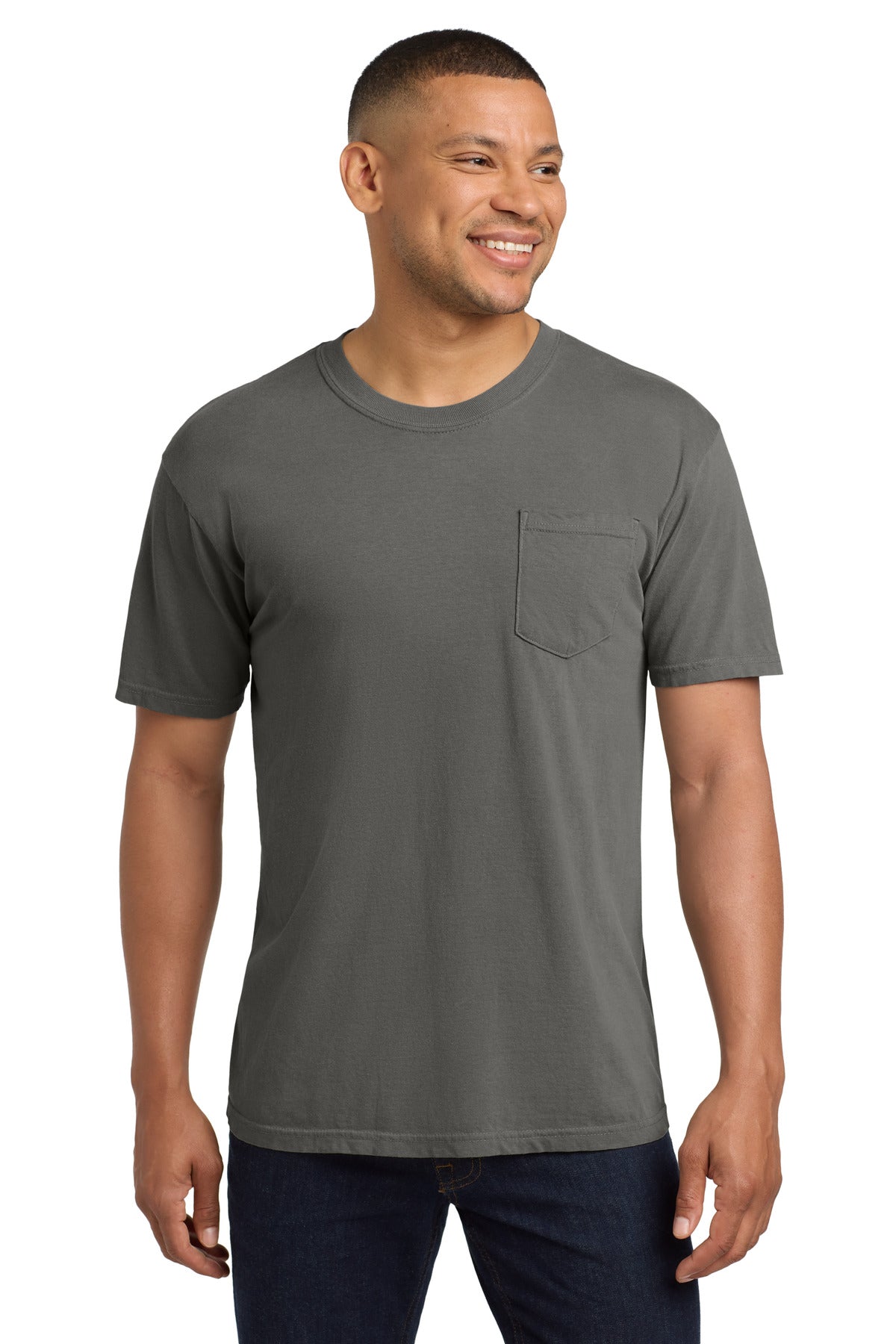 COMFORT COLORS® Heavyweight Ring Spun Pocket Tee (CORE COLORS)
