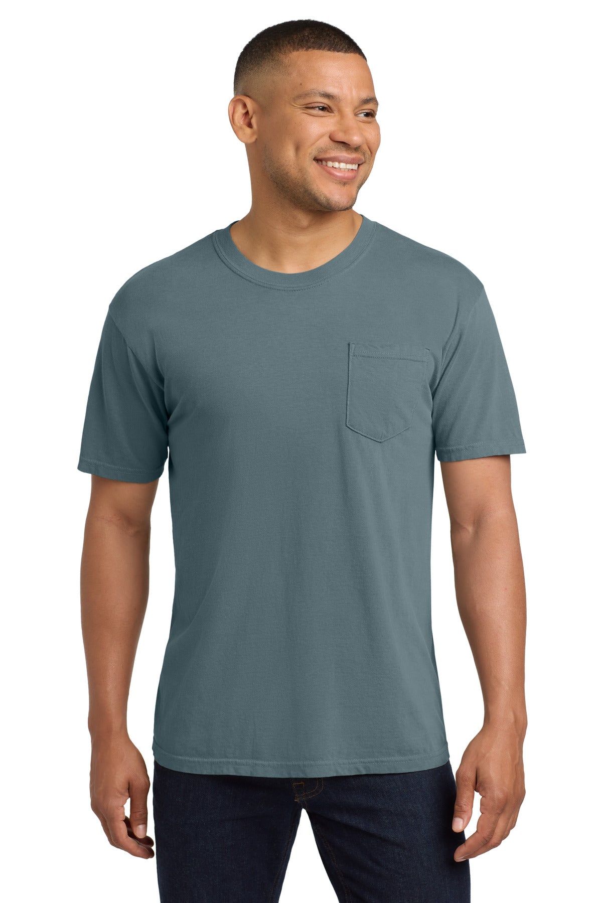 COMFORT COLORS® Heavyweight Ring Spun Pocket Tee (CORE COLORS)