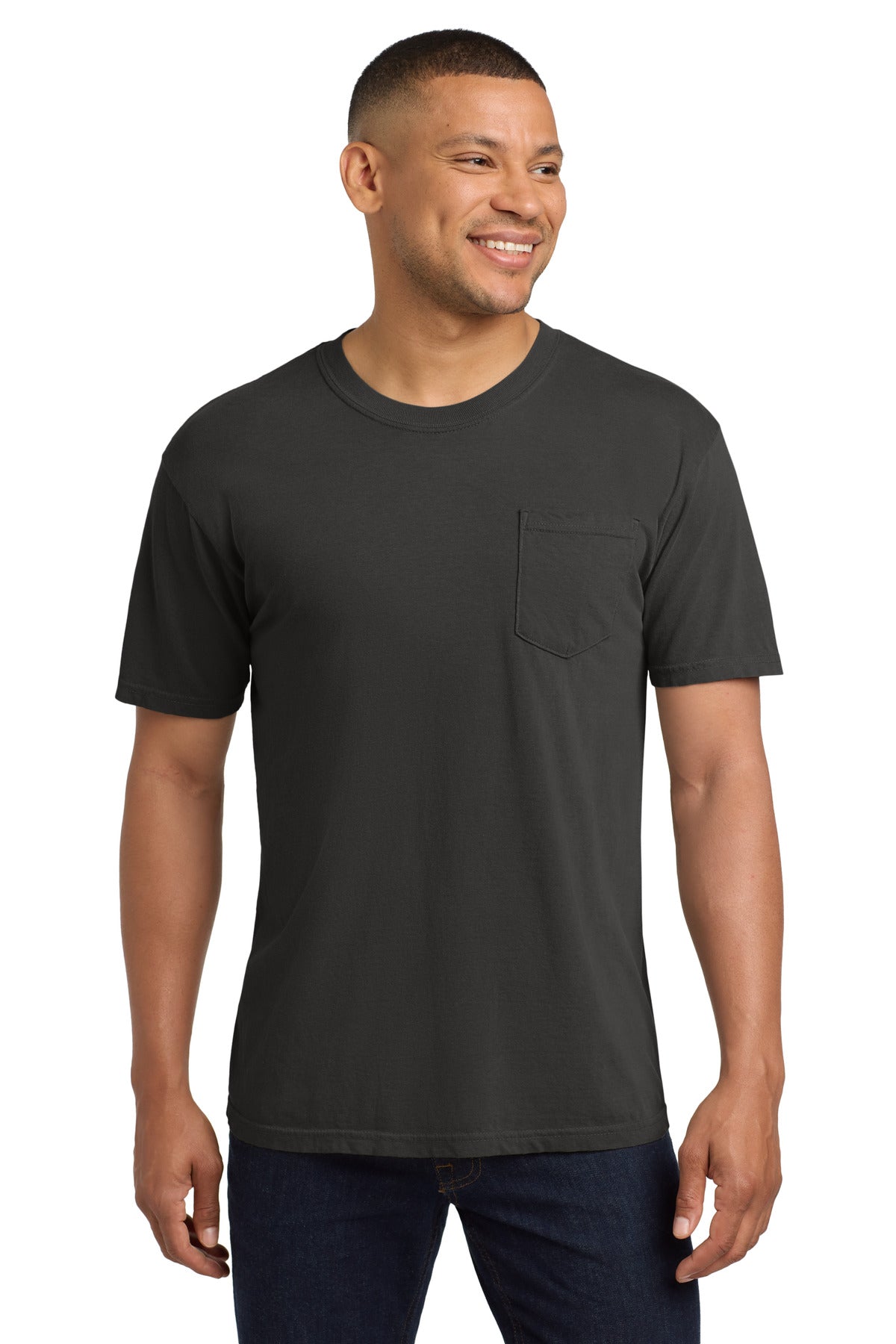 COMFORT COLORS® Heavyweight Ring Spun Pocket Tee (CORE COLORS)