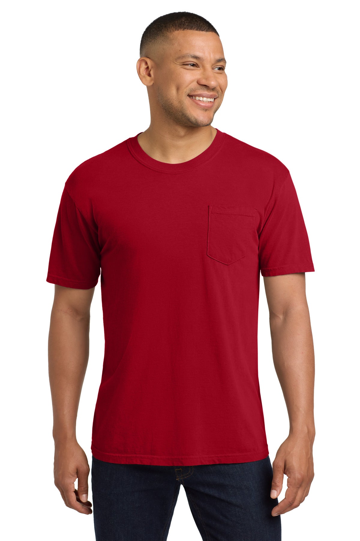 COMFORT COLORS® Heavyweight Ring Spun Pocket Tee (CORE COLORS)