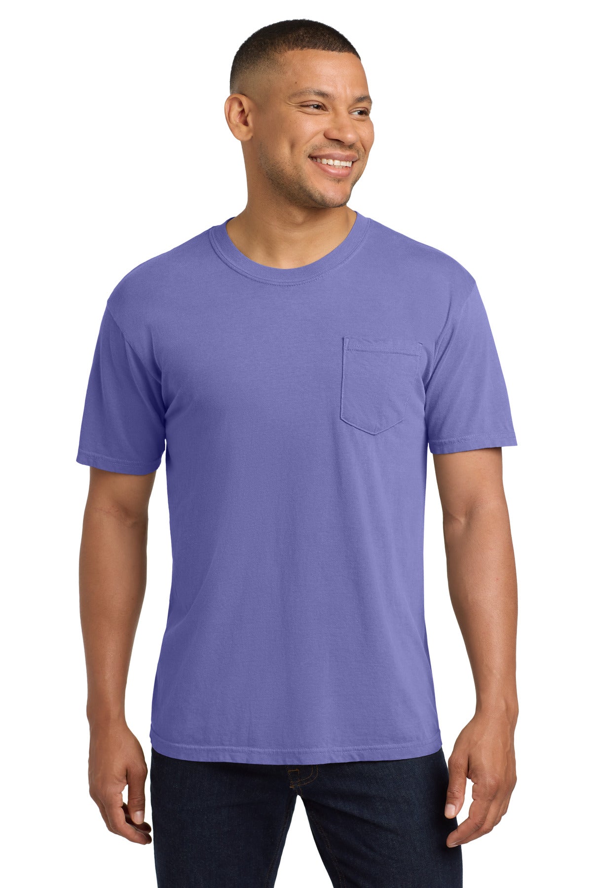 COMFORT COLORS® Heavyweight Ring Spun Pocket Tee (CORE COLORS)