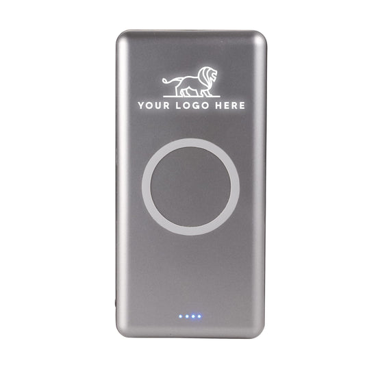 UL Listed Light Up Qi 10000 Wireless Power Bank