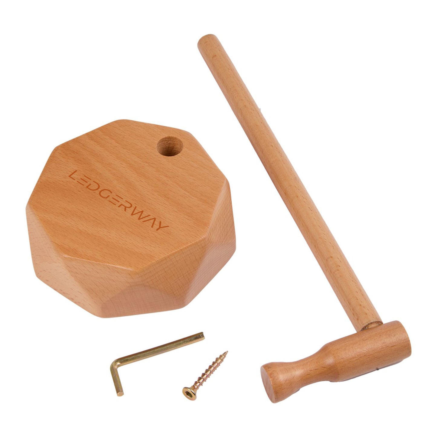 LEDGERWAY  Beechwood Desk Tune FSC®-Certified Wood Headphone Stand