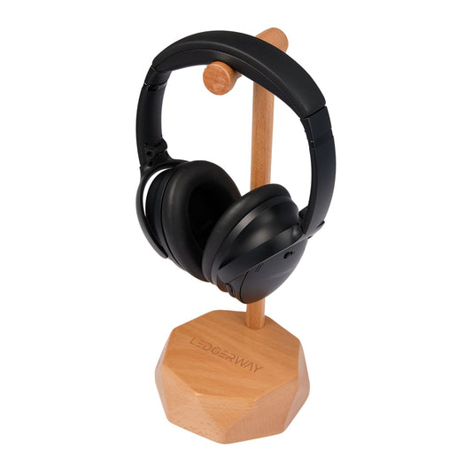 LEDGERWAY  Beechwood Desk Tune FSC®-Certified Wood Headphone Stand