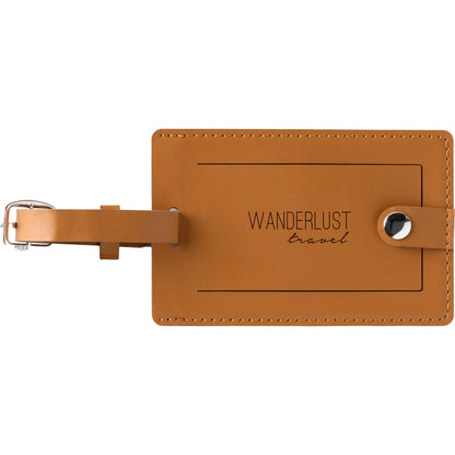 Pineapple Leather Luggage Tag