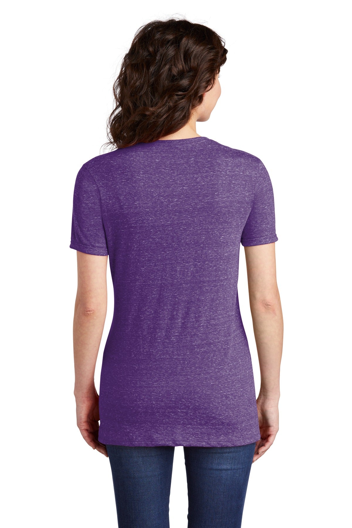 Jerzees® Women's Snow Heather Jersey V-Neck T-Shirt