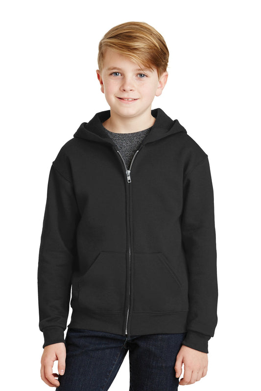 Jerzees® - Youth NuBlend® Full-Zip Hooded Sweatshirt