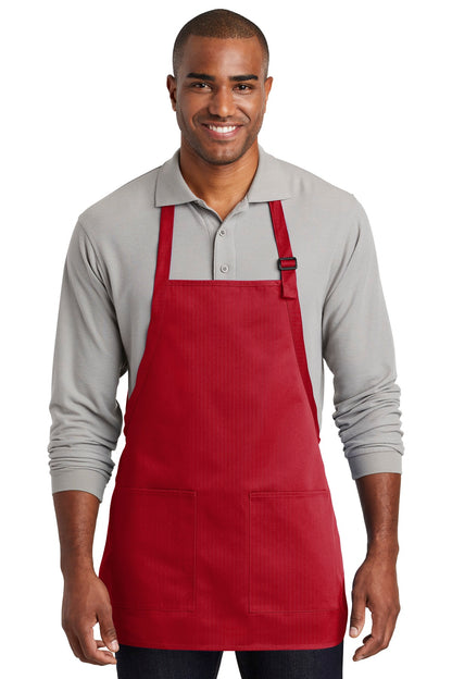 DISCONTINUED - Port Authority® Medium-Length Two-Pocket Bib Apron