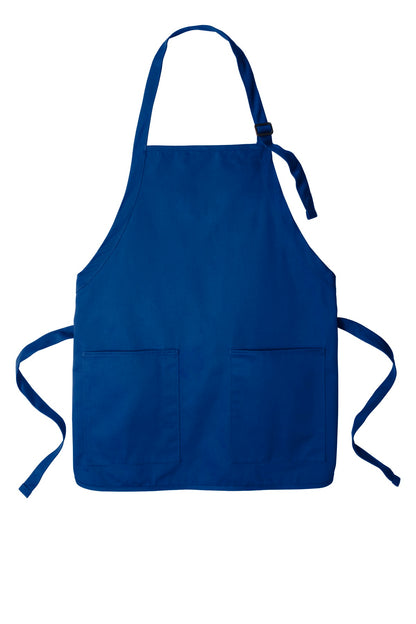 DISCONTINUED - Port Authority® Medium-Length Two-Pocket Bib Apron