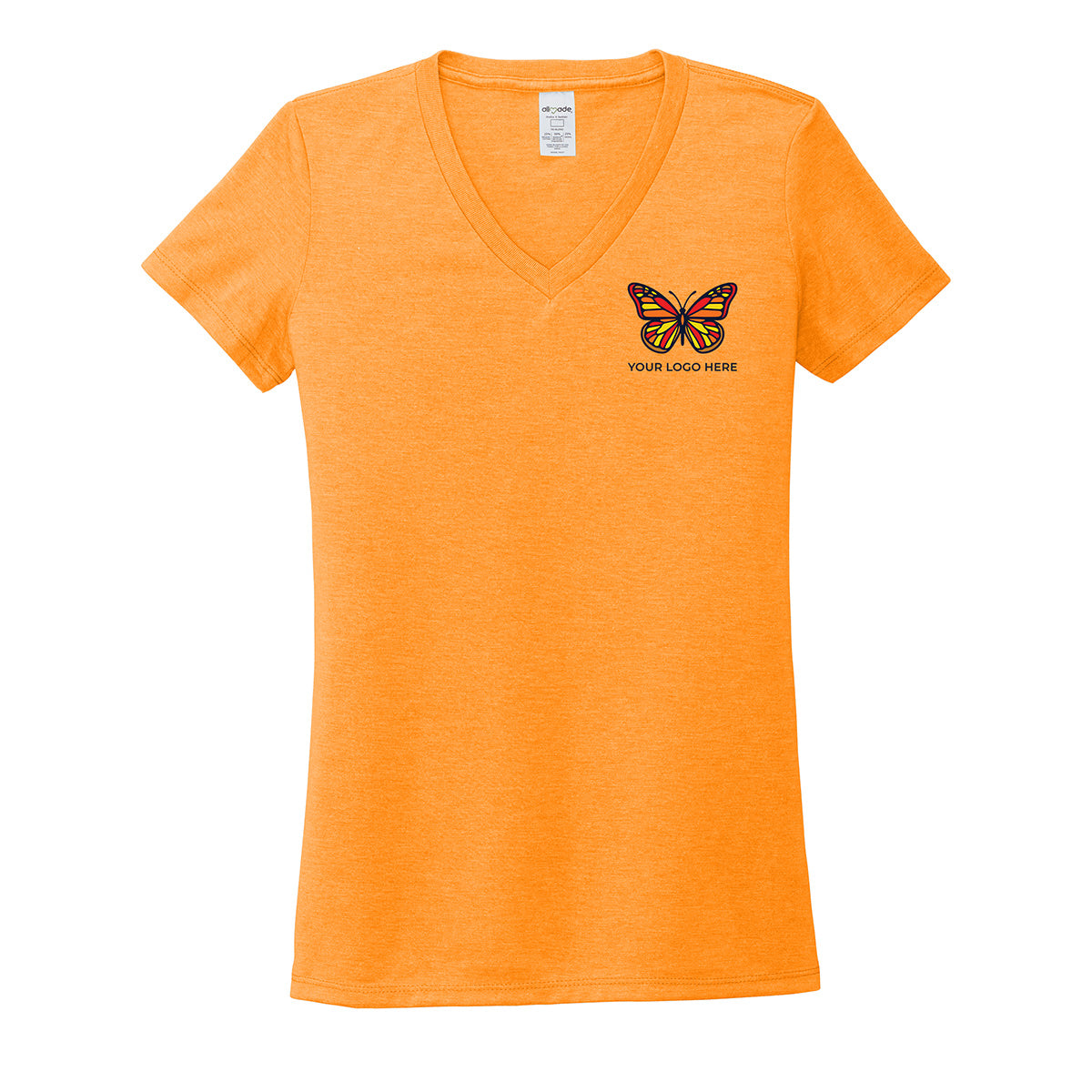 Allmade Women's Tri-Blend V-Neck Tee AL2018
