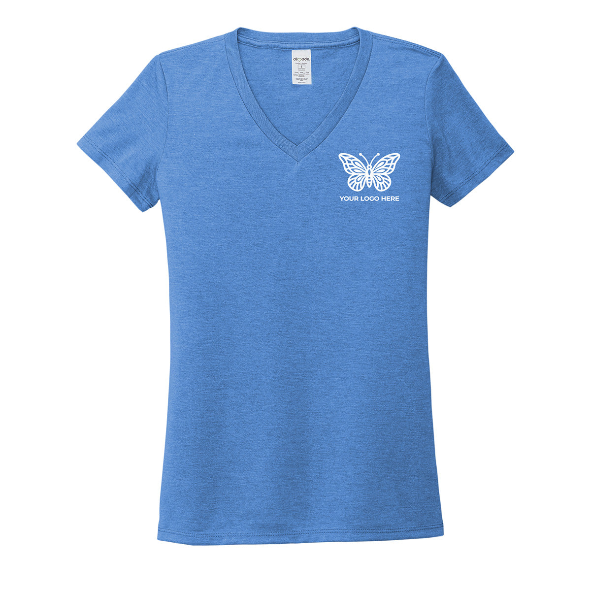 Allmade Women's Tri-Blend V-Neck Tee AL2018