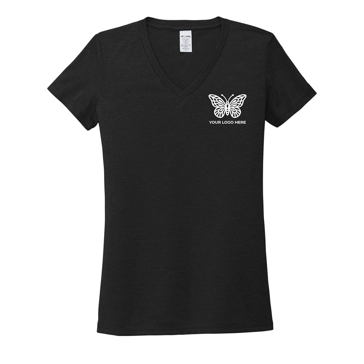 Allmade Women's Tri-Blend V-Neck Tee AL2018
