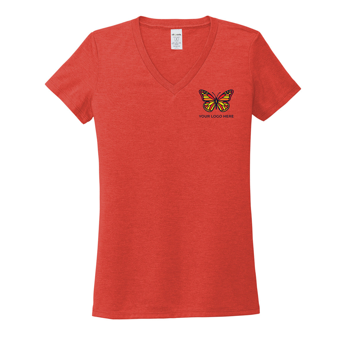Allmade Women's Tri-Blend V-Neck Tee AL2018