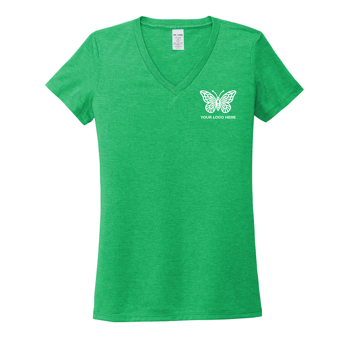 Allmade Women's Tri-Blend V-Neck Tee AL2018