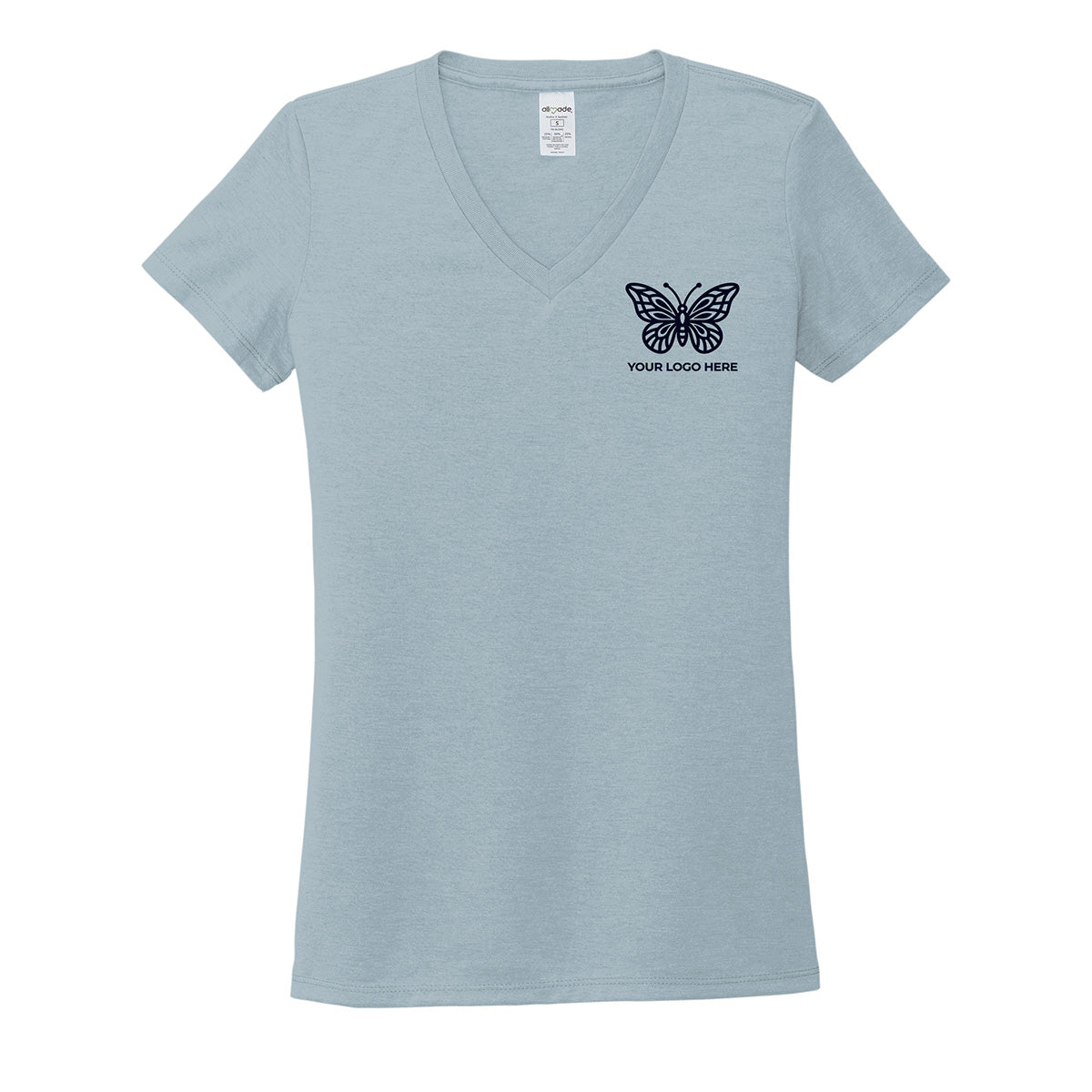 Allmade Women's Tri-Blend V-Neck Tee AL2018