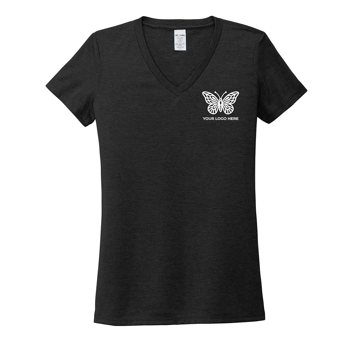 Allmade Women's Tri-Blend V-Neck Tee AL2018