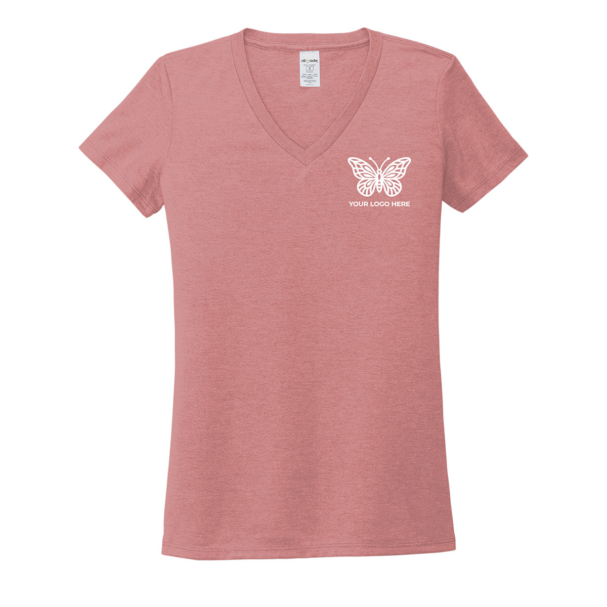 Allmade Women's Tri-Blend V-Neck Tee AL2018