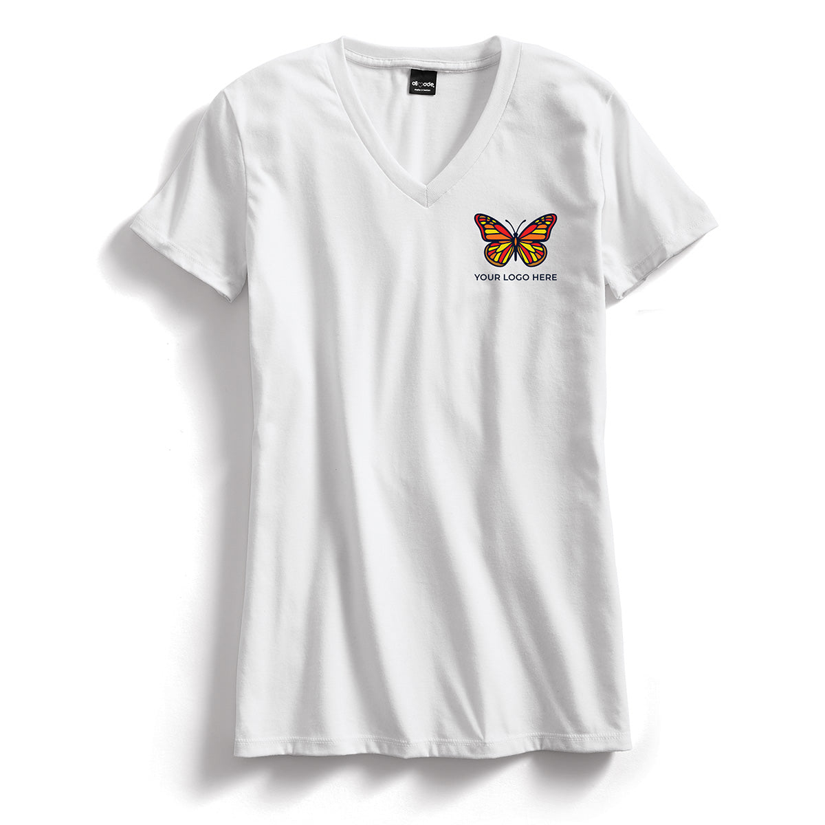 Allmade Women's Tri-Blend V-Neck Tee AL2018