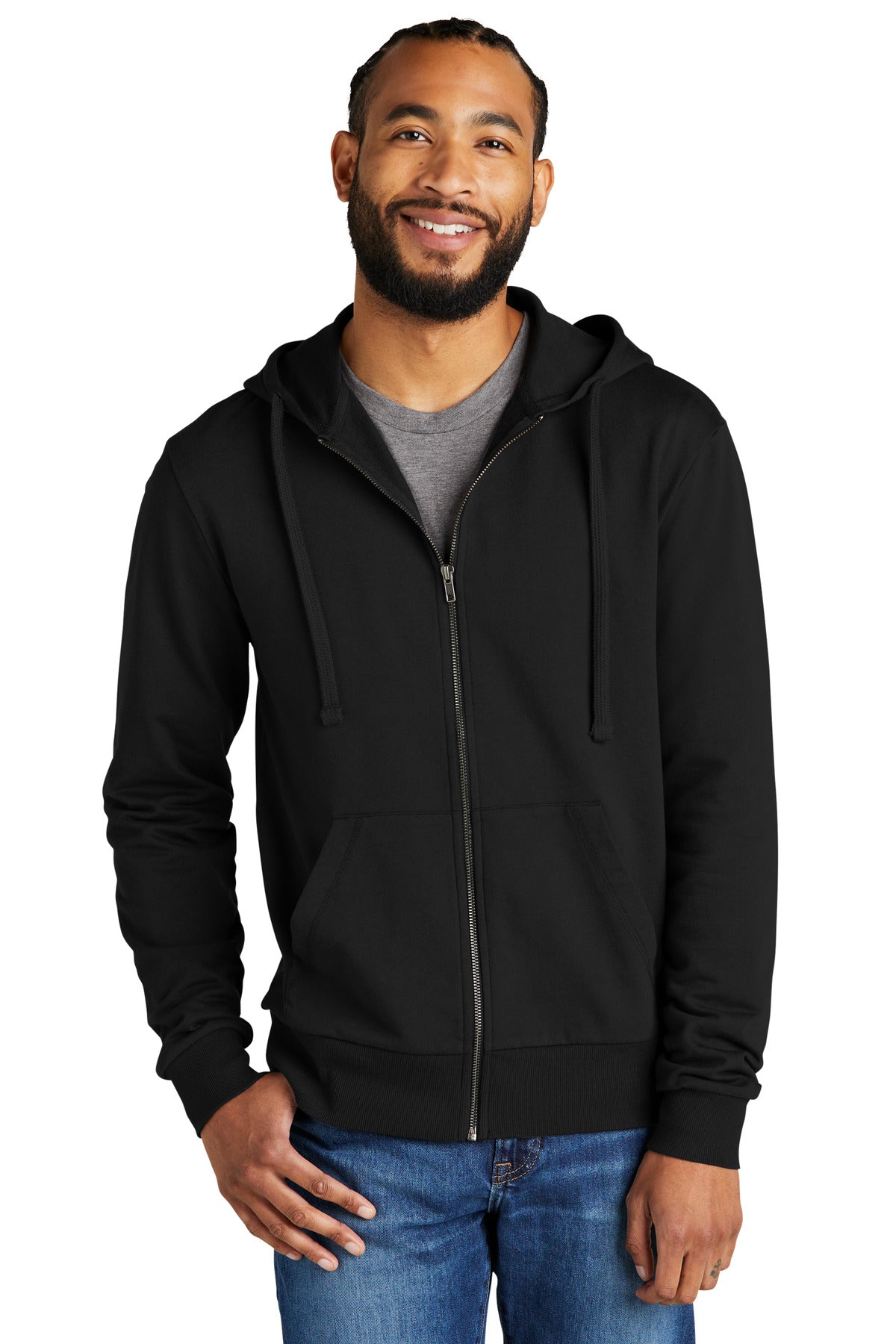 Allmade® Unisex Organic French Terry Full-Zip Hoodie