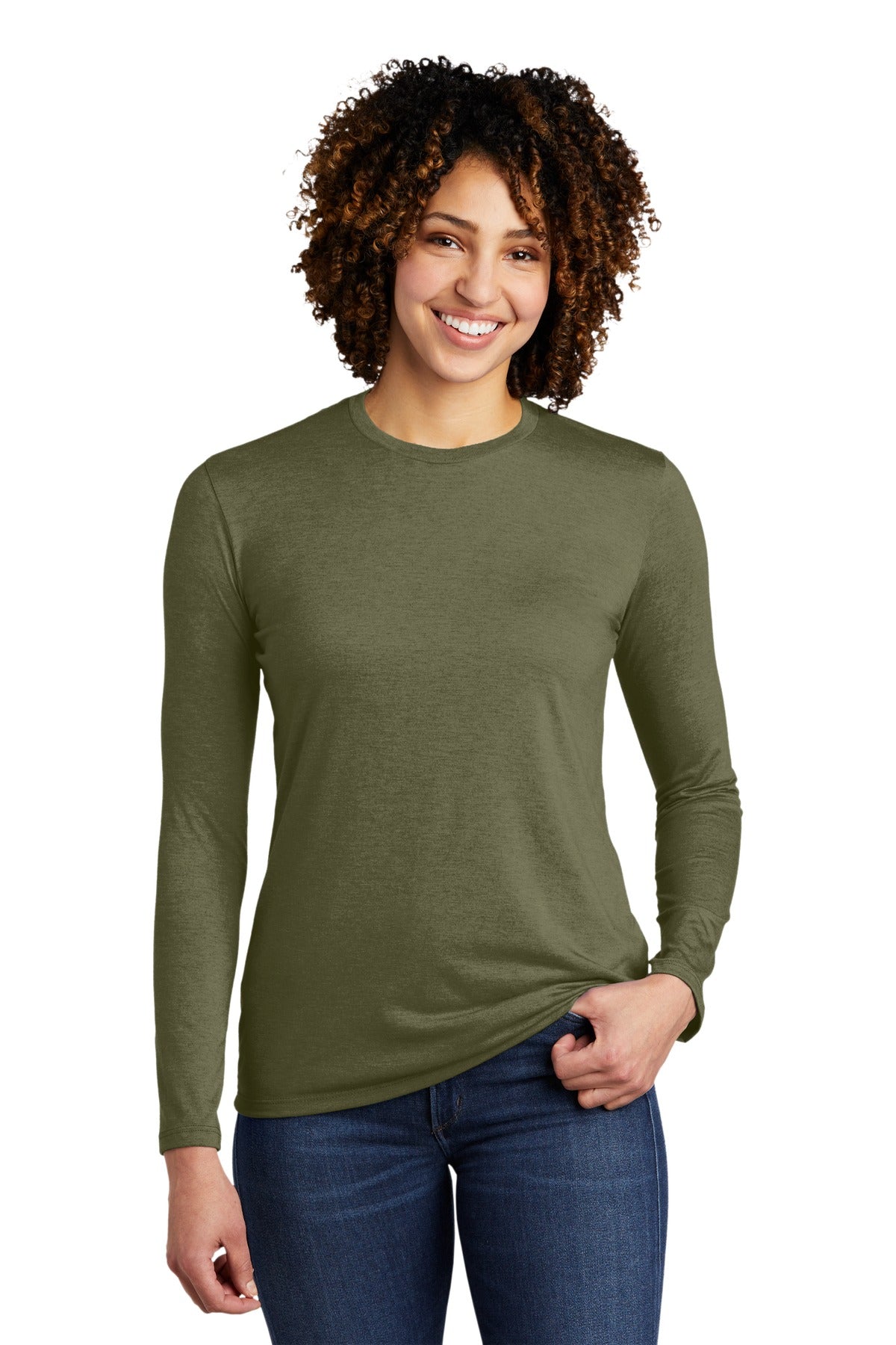 Allmade® Women's Tri-Blend Long Sleeve Tee