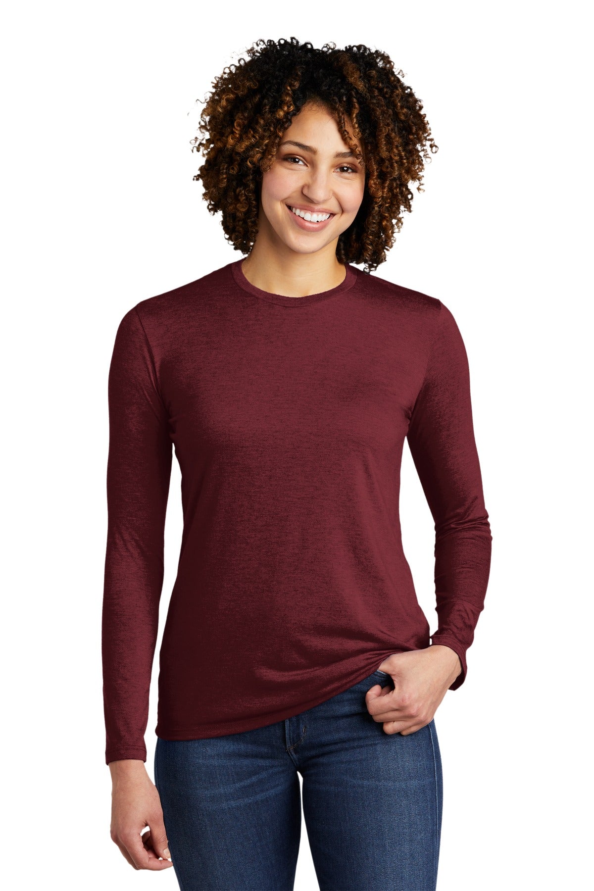 Allmade® Women's Tri-Blend Long Sleeve Tee