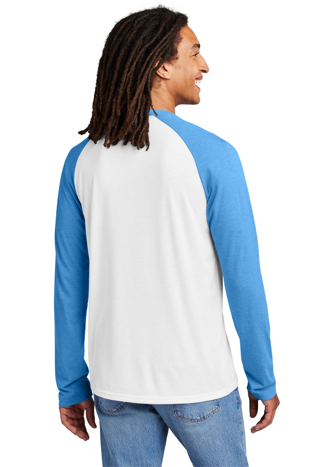 Allmade® Unisex Tri-Blend Long Sleeve Colorblock Raglan