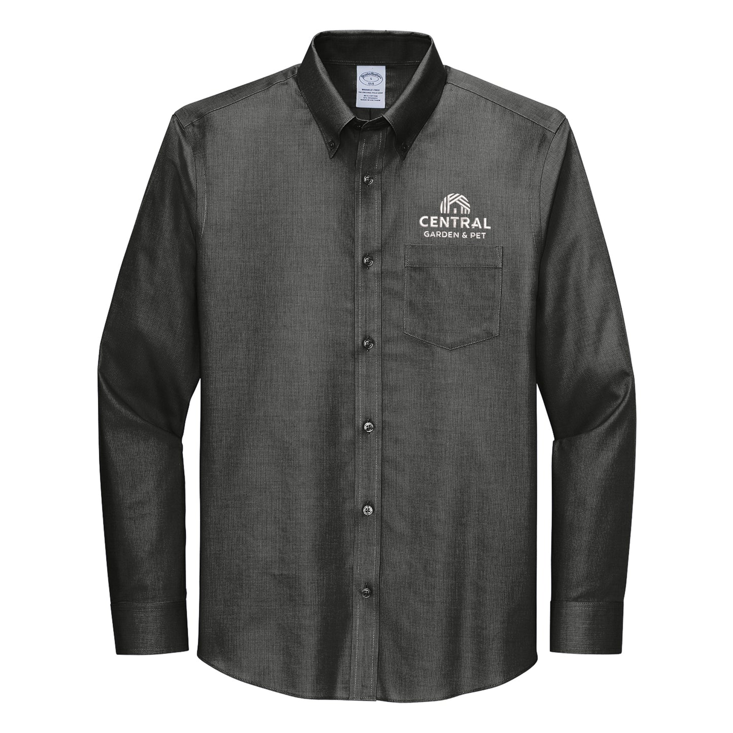 Central Garden & Pet® Brooks Brothers® Wrinkle-Free Stretch Nailhead Shirt