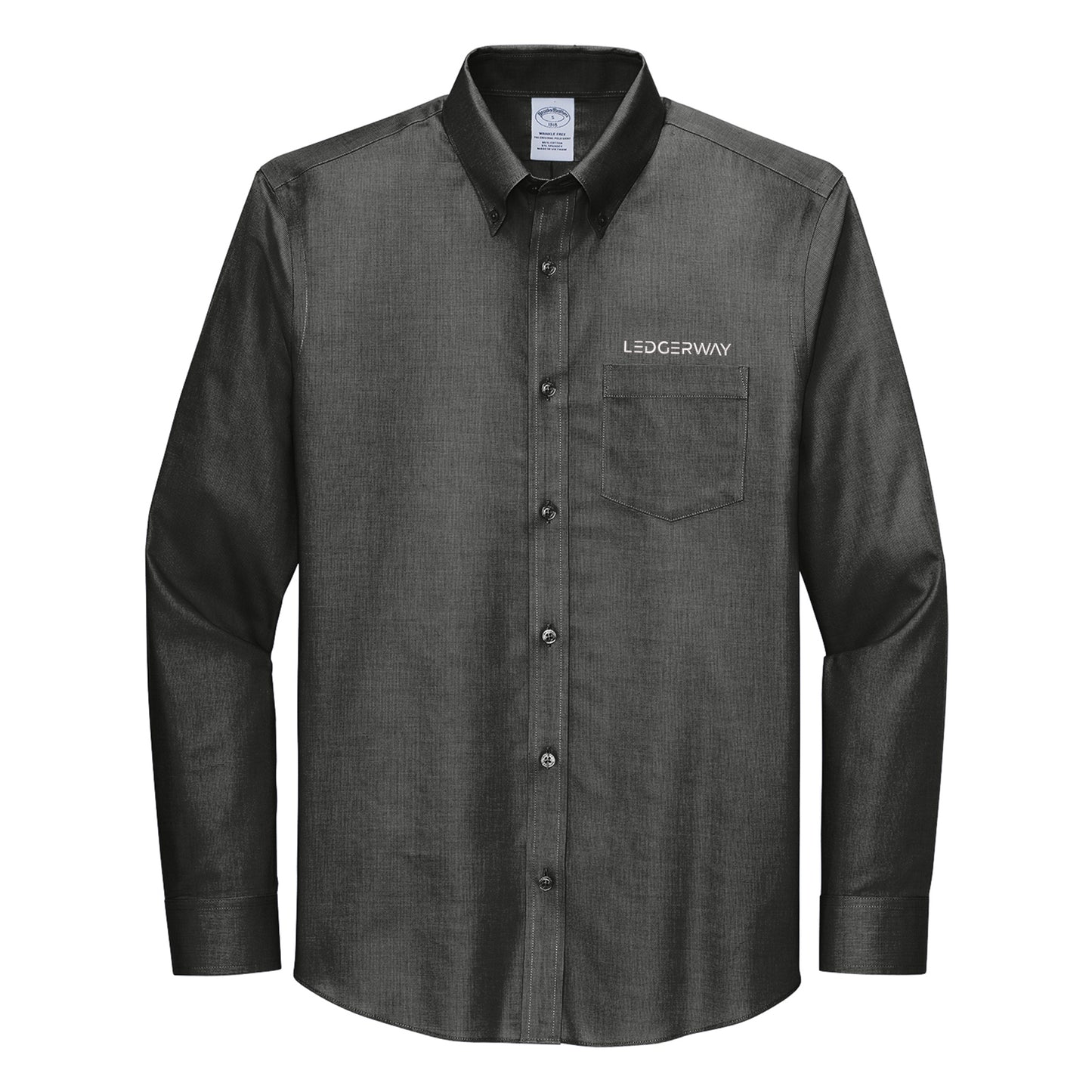 LEDGERWAY Brooks Brothers® Wrinkle-Free Stretch Nailhead Shirt