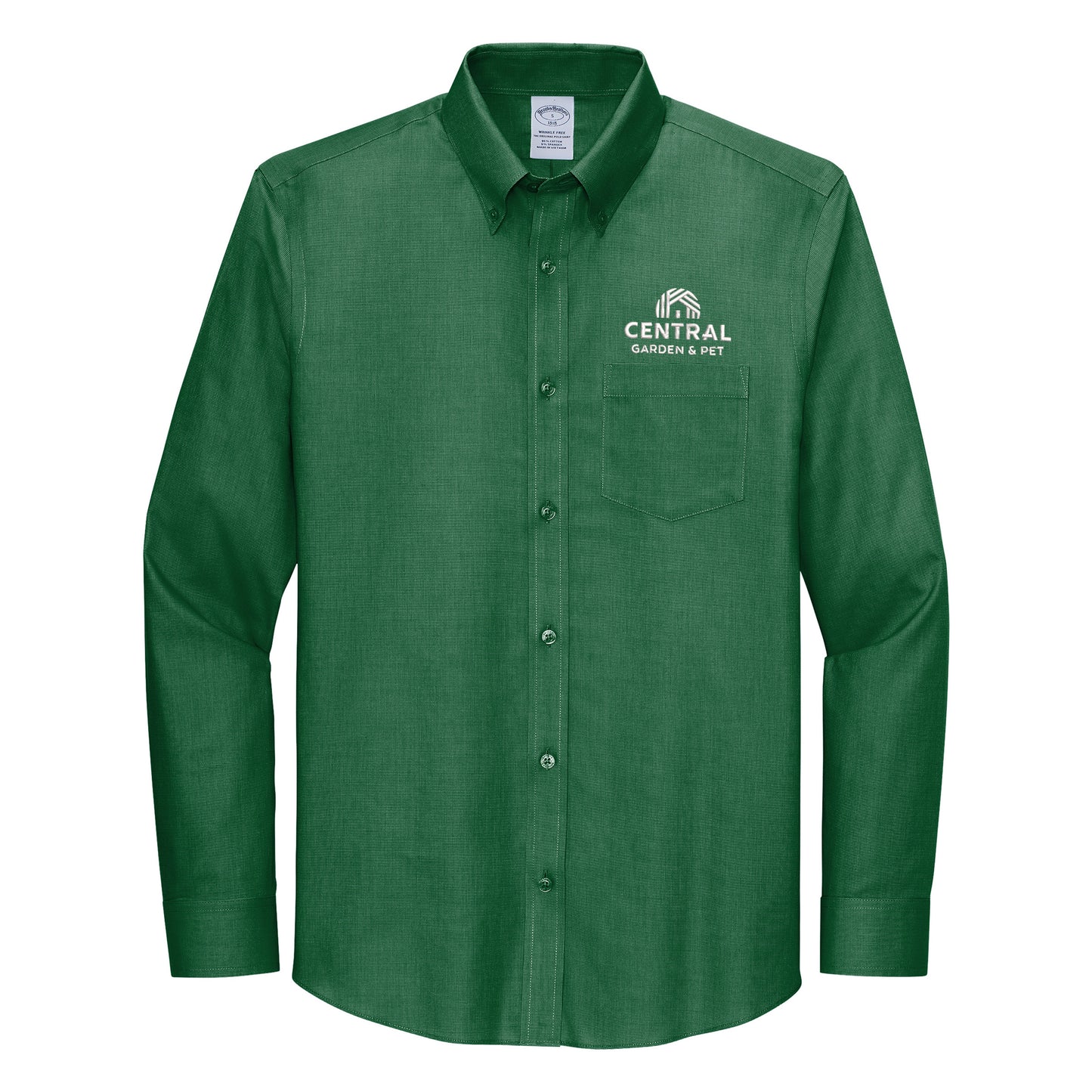 Central Garden & Pet® Brooks Brothers® Wrinkle-Free Stretch Nailhead Shirt