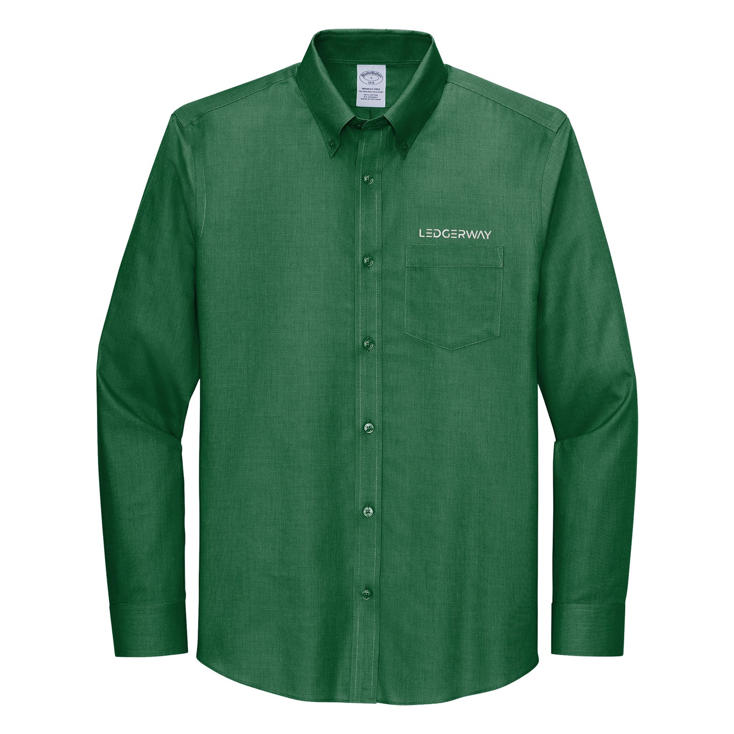 LEDGERWAY Brooks Brothers® Wrinkle-Free Stretch Nailhead Shirt