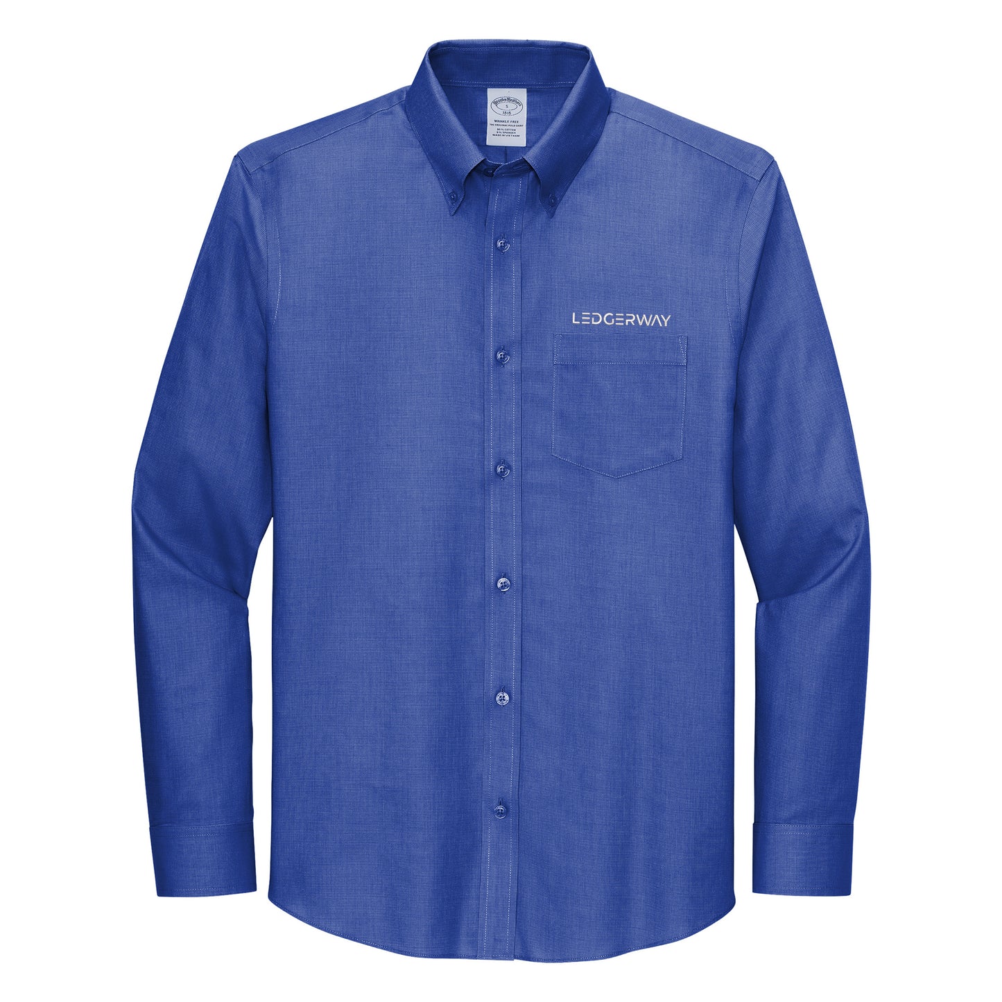 LEDGERWAY Brooks Brothers® Wrinkle-Free Stretch Nailhead Shirt