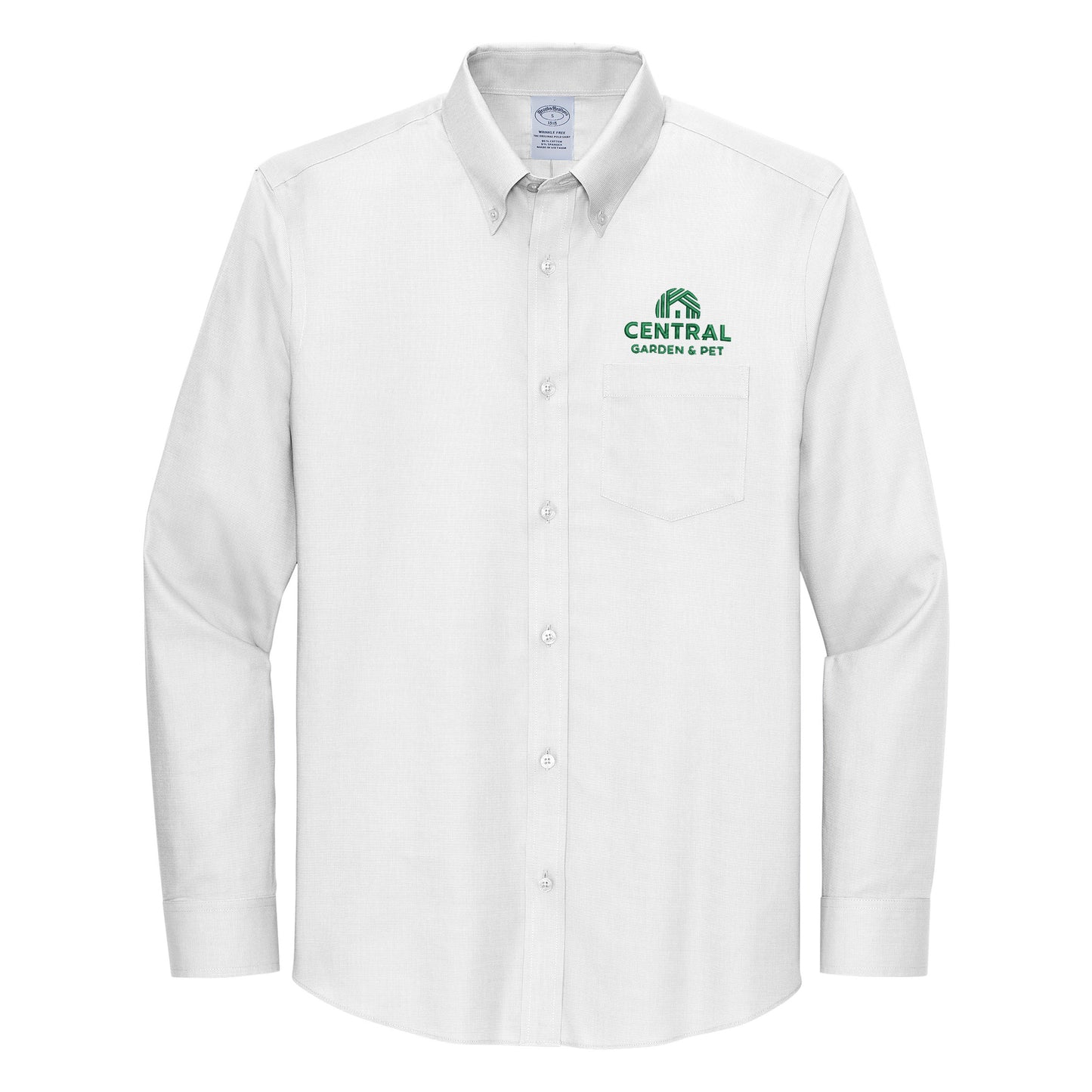 Central Garden & Pet® Brooks Brothers® Wrinkle-Free Stretch Nailhead Shirt