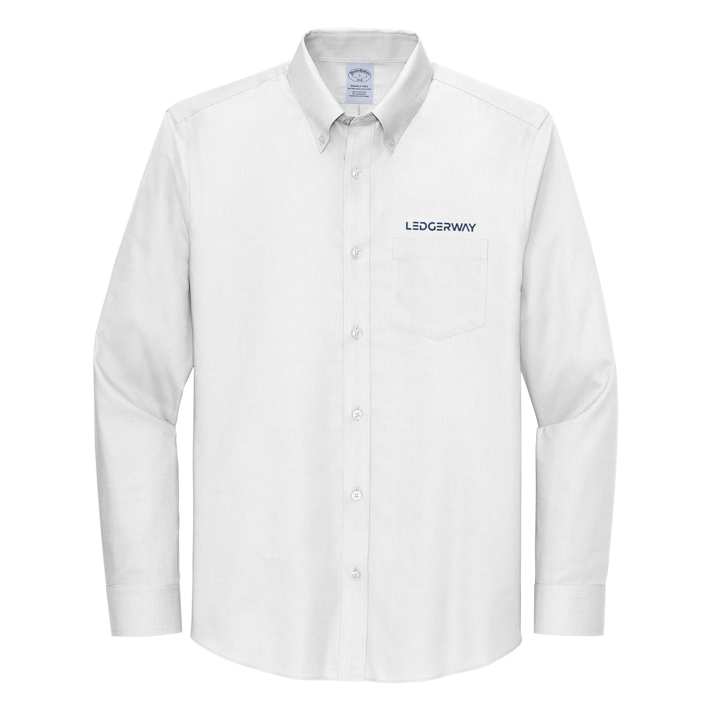 LEDGERWAY Brooks Brothers® Wrinkle-Free Stretch Nailhead Shirt