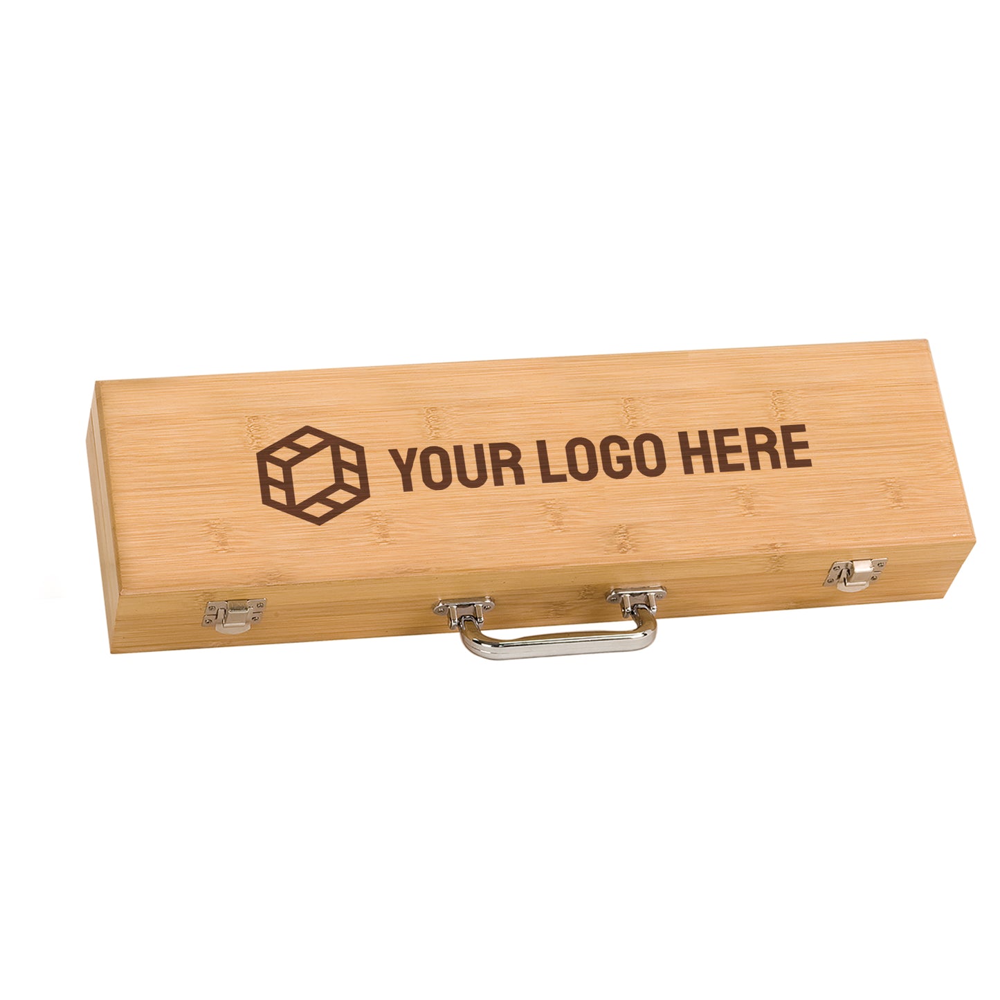 [Swag Store Ready] Bamboo Barbeque Tools and 3-Piece BBQ Set with Engraved Logo