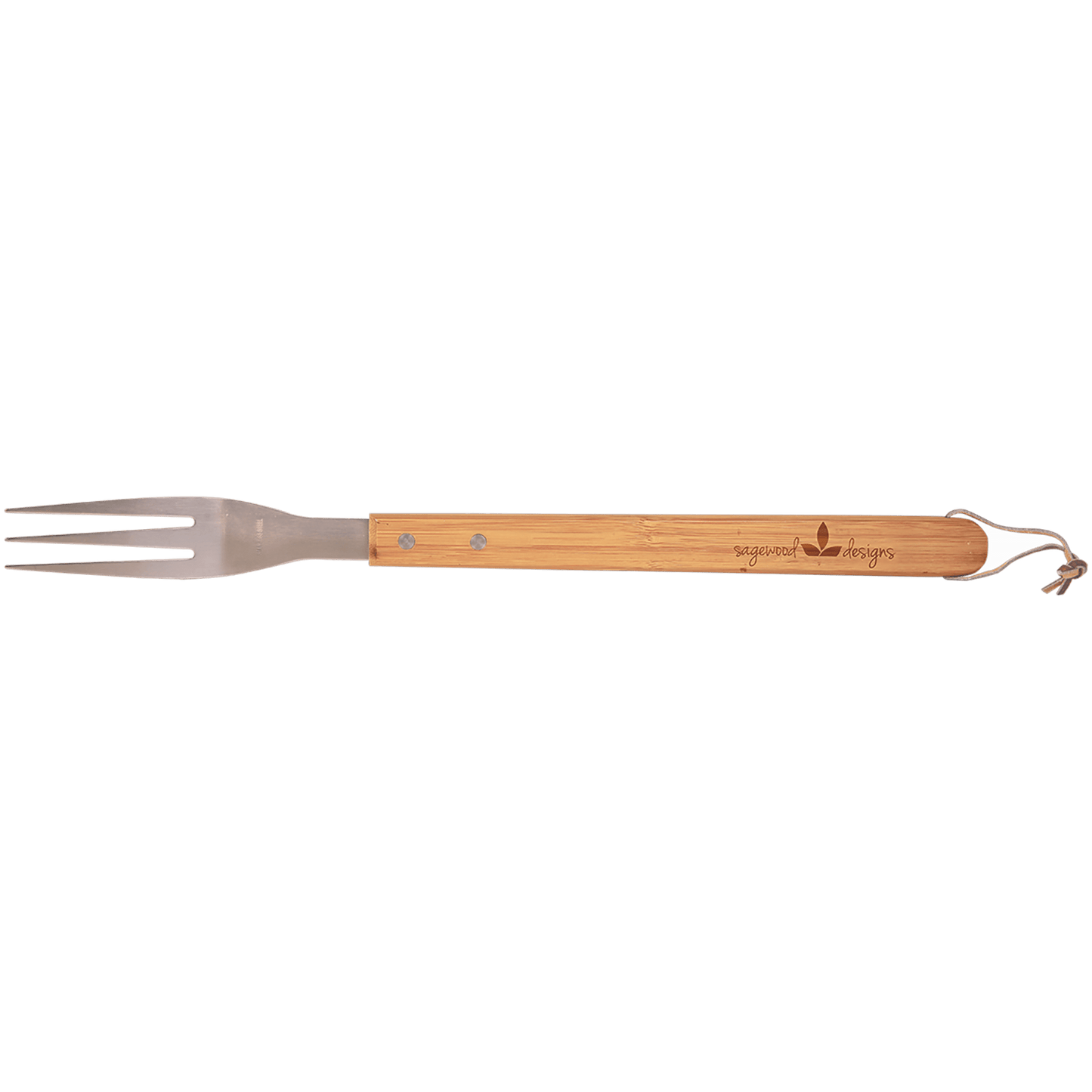 Custom Bamboo Barbeque Tools and 3-Piece BBQ Set with Engraved Logo