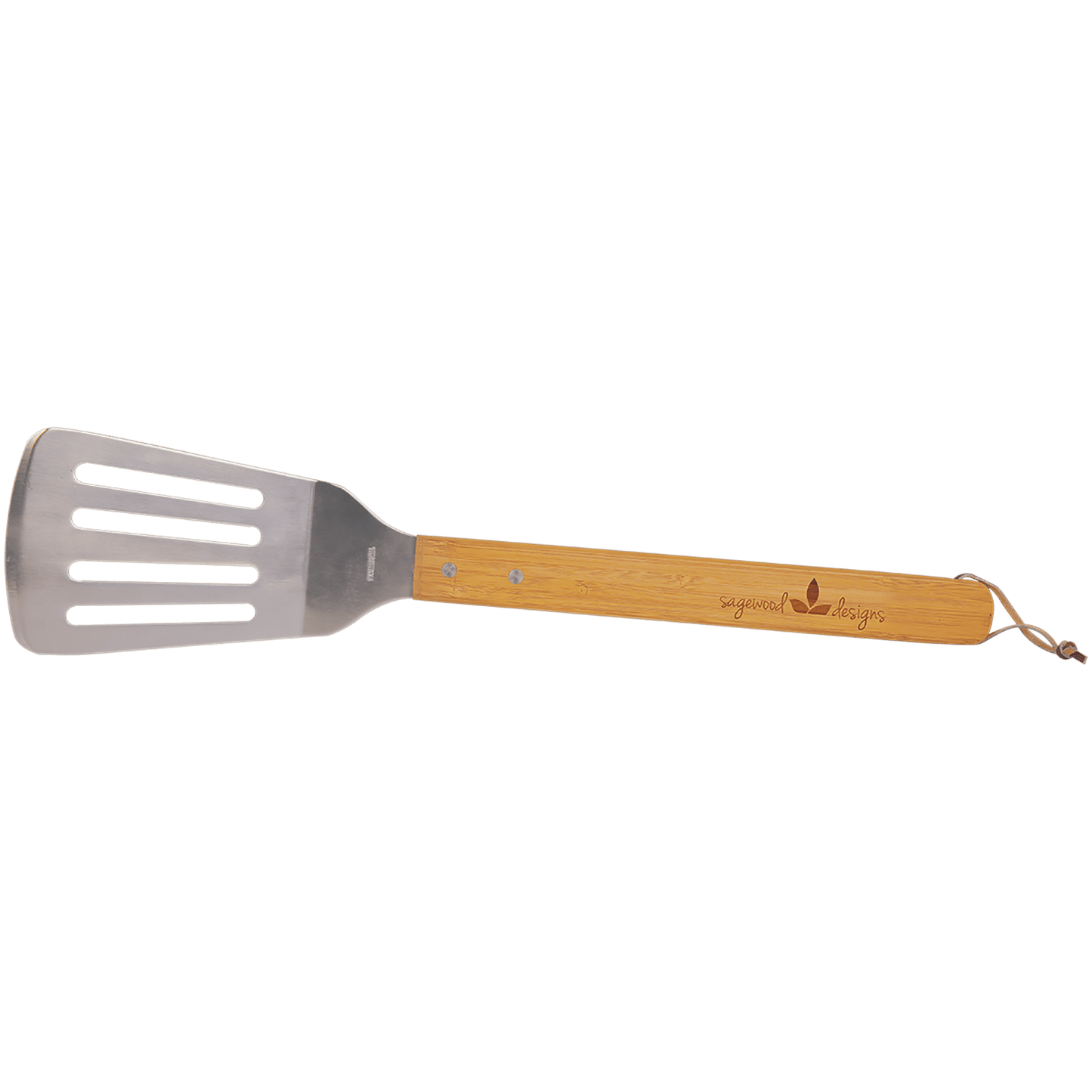 Custom Bamboo Barbeque Tools and 3-Piece BBQ Set with Engraved Logo